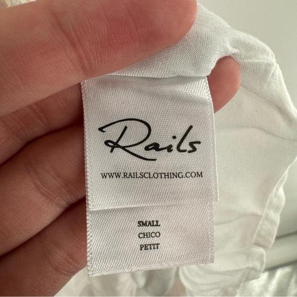 Rails Amaya Juliette Loose Fit Tiered Striped Sun Dress Size Small - Picture 7 of 10